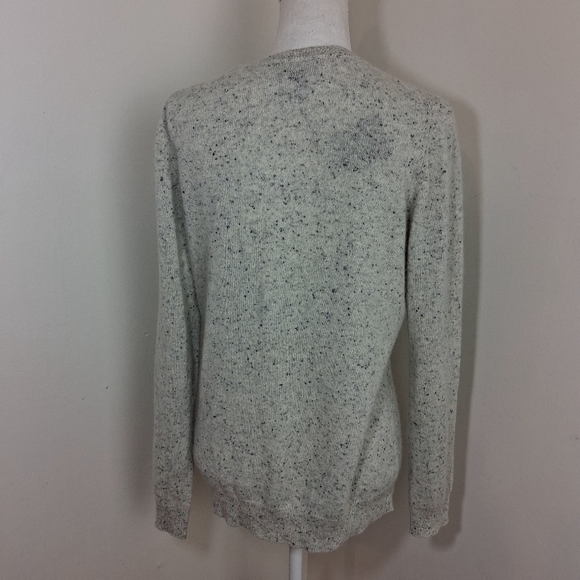 Charter Club Pure Cashmere Donegal Sweater With Shirttail Hem Size Large NWT - Picture 3 of 8